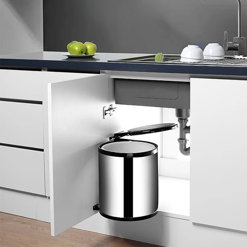 Premium Pull-Out Cabinet Trash - đánh giá và giá Commercial Kitchen Bin