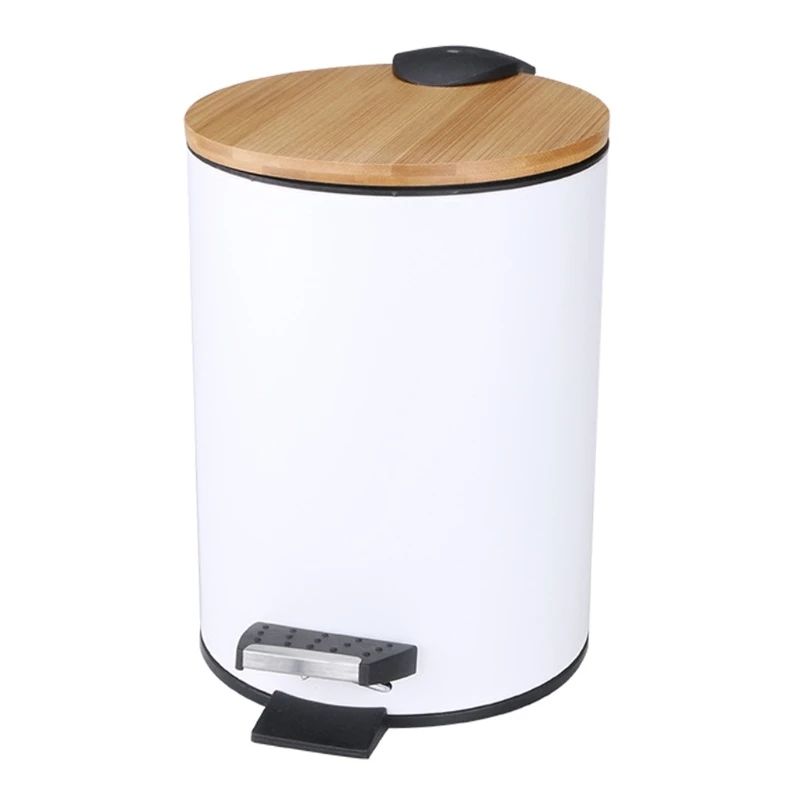 3/5L Gỗ Lật Bước Thùng Rác Có  - đánh giá và giá Commercial Kitchen Bin