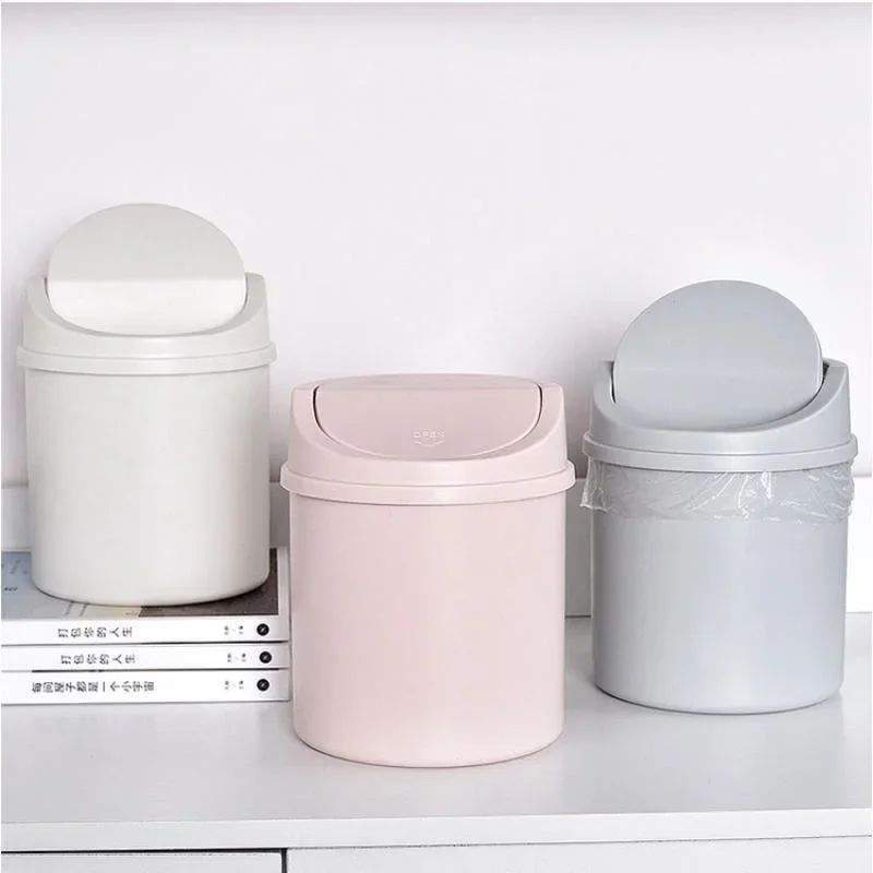 Mini Desktop Trash Can with Li - đánh giá và giá Commercial Kitchen Bin