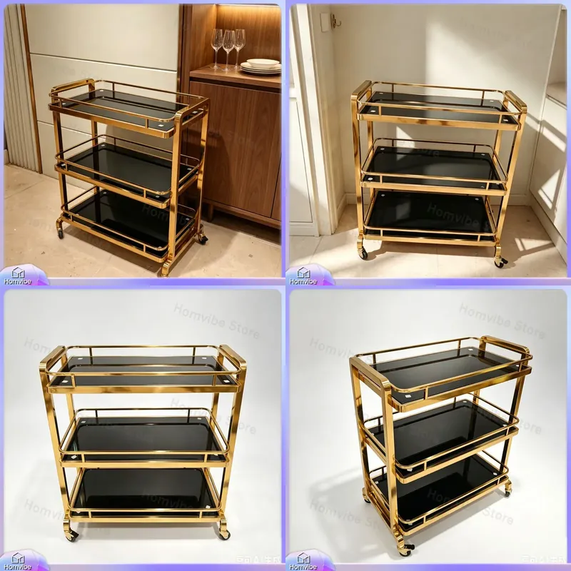 Stainless Steel 3 Tier Rolling - đánh giá và giá Commercial Kitchen And Bar