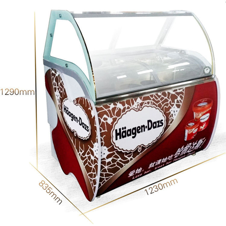 QDMECH Ice Cream Display Chest - đánh giá và giá Commercial Chest Freezer