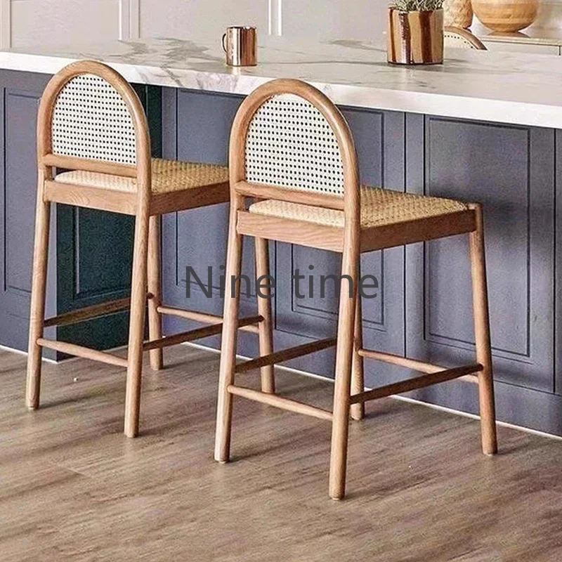 Solid Wood Rattan Kitchen Bar  - đánh giá và giá Commercial Kitchen And Bar